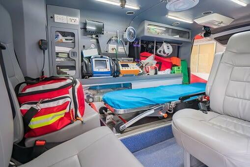 Air Ambulance inside