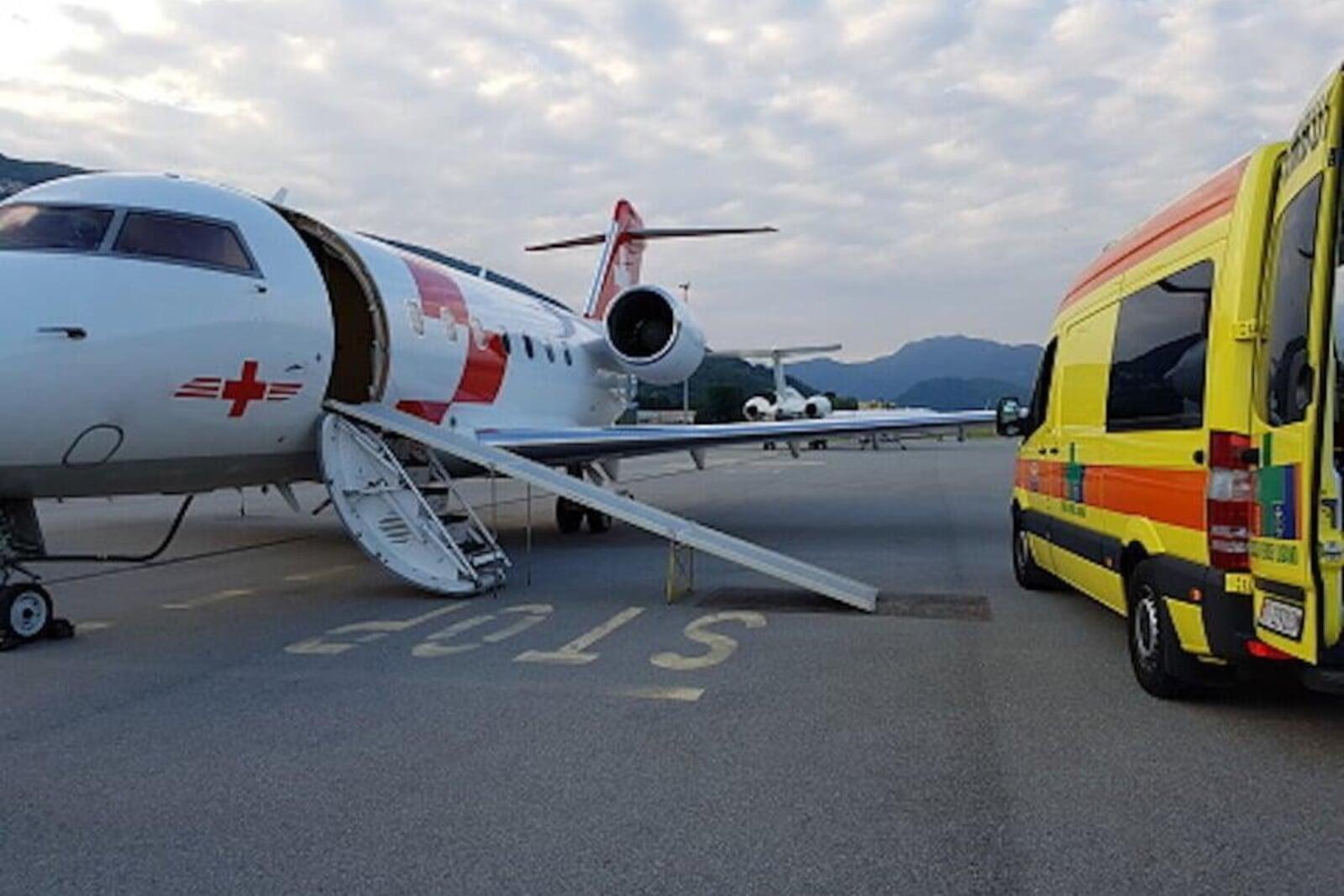 Air ambulance medical transport